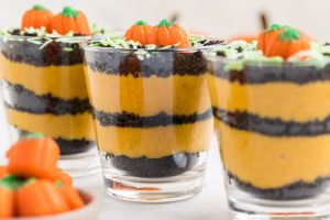 Pumpkin Patch Pudding Cups