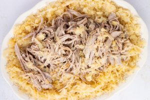 Classic Pork Loin and Sauerkraut on a platter