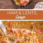 Ham and lentil Soup recipe from Family Fresh Meals