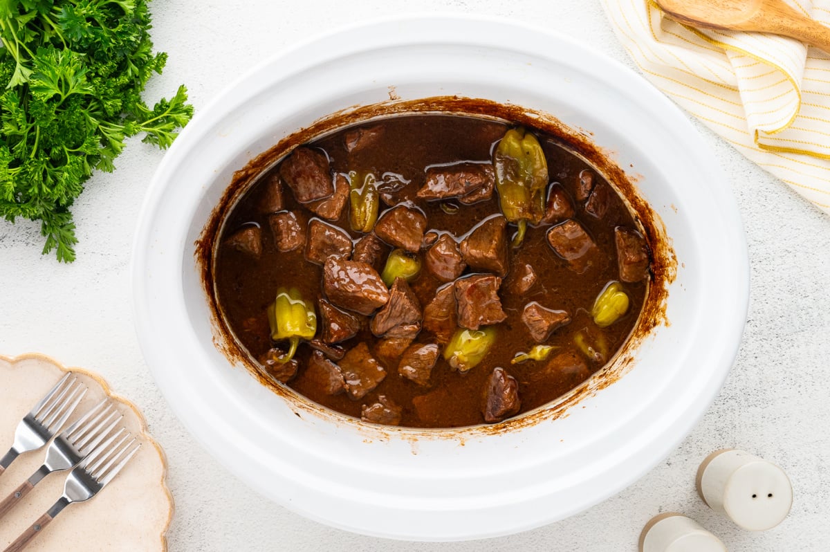 slow cooker beef bites in crock pot