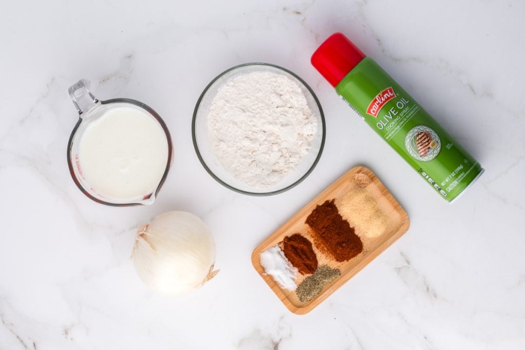ingredients needed for air fryer onion strings