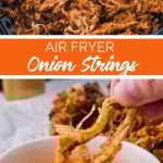 Air Fryer Onion Strings recipe from Family Fresh Meals