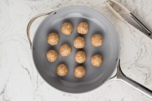 meatballs in a pan