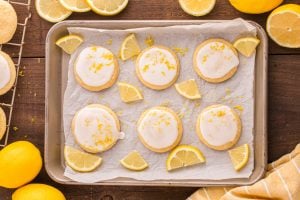icing added to top of cookies
