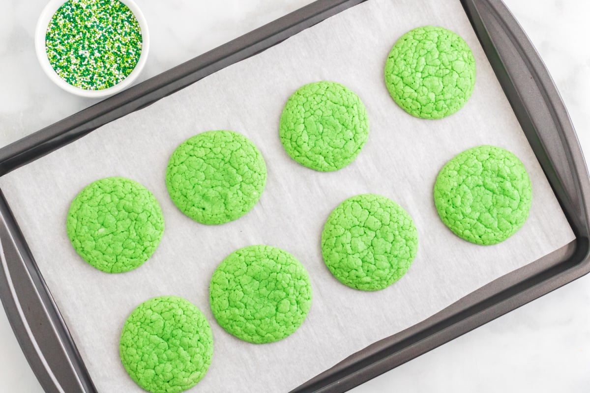 cookie cookies on a baking sheet