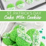 St Patricks Day Cake Mix Cookies from Family Fresh Meals