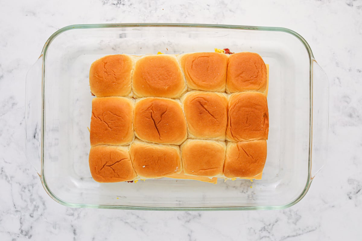 top half of buns added on top