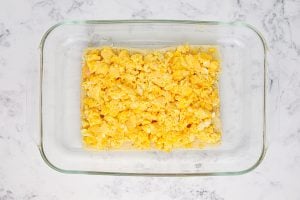 eggs placed on top of rolls