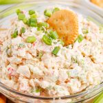 Easy Cold Crab Dip in a bowl