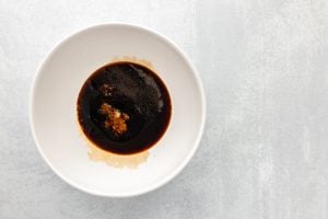 sauce ingredients in a bowl