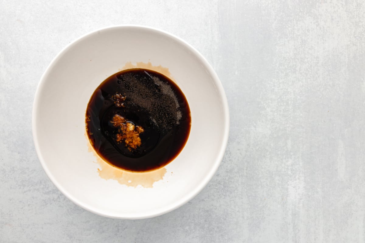 sauce ingredients in a bowl