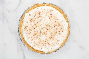 whipped cream and toasted coconut added to top