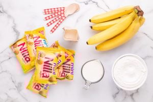 ingredients for Walking Banana Pudding Dessert
