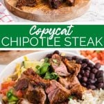 Copycat Chipotle Steak recipe from Family Fresh Meals