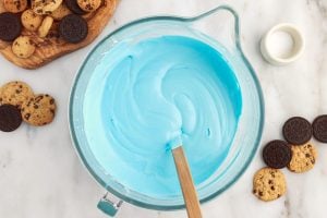ice cream mixture in a bowl