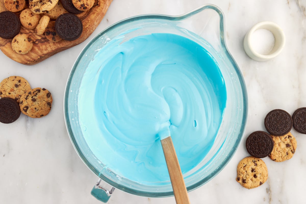 ice cream mixture in a bowl