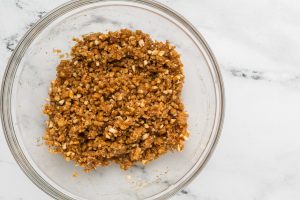 pretzel butter mixture in a bowl