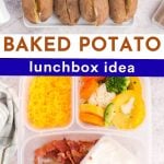 Baked Potato Lunchbox Idea from Family Fresh Meals