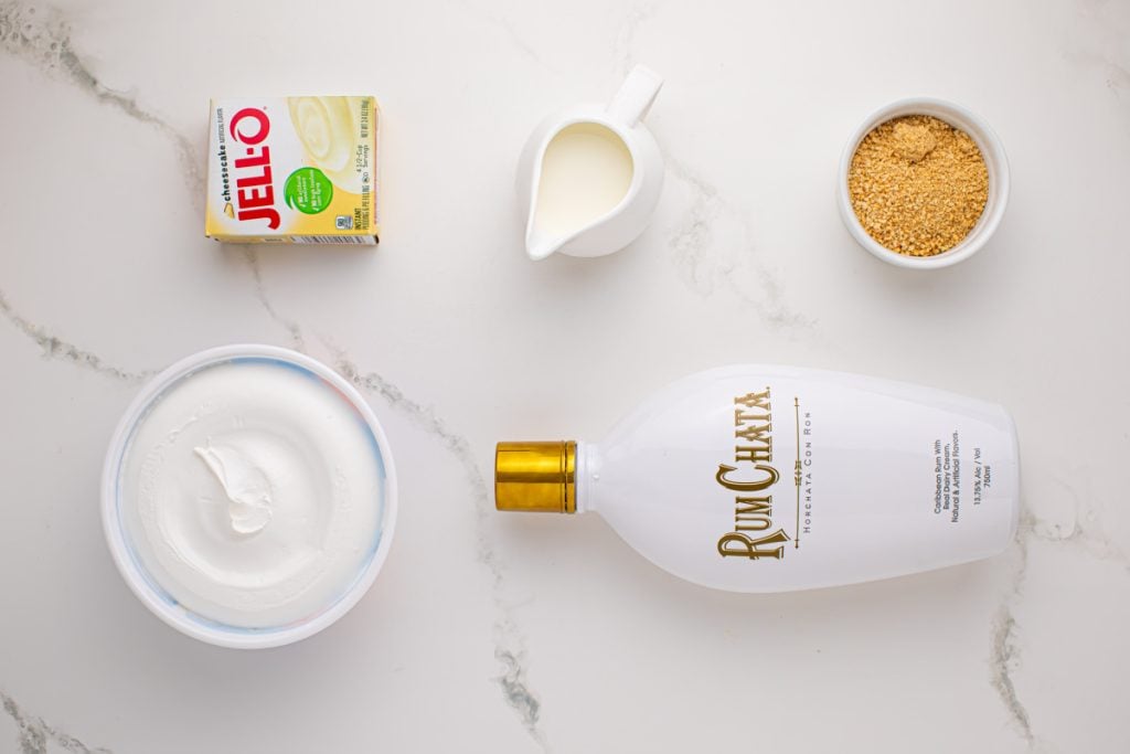 Ingredients for Rumchata Cheesecake Pudding Lens