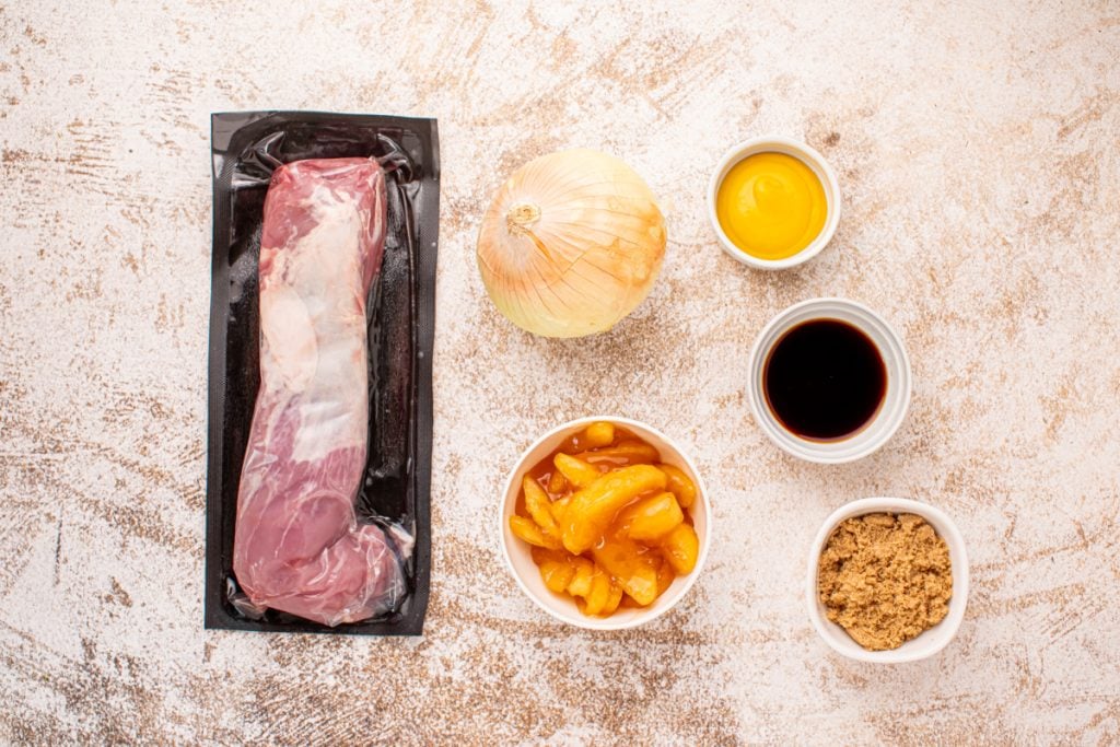 Slow-cooked Apple Pie Pork Tenderloin Ingredients