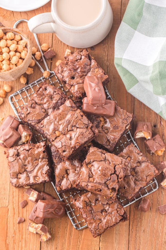 Snickering Brownie on the drying rack