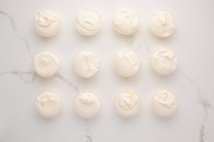 shot glasses with cream filling