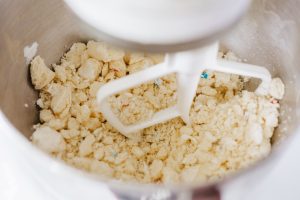 cookies mixed in mixer