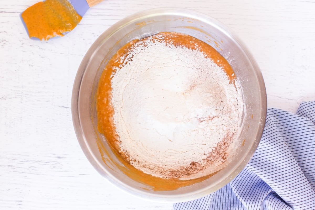 Add dry ingredients to bowl 