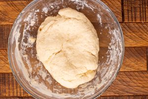 dough in a bowl