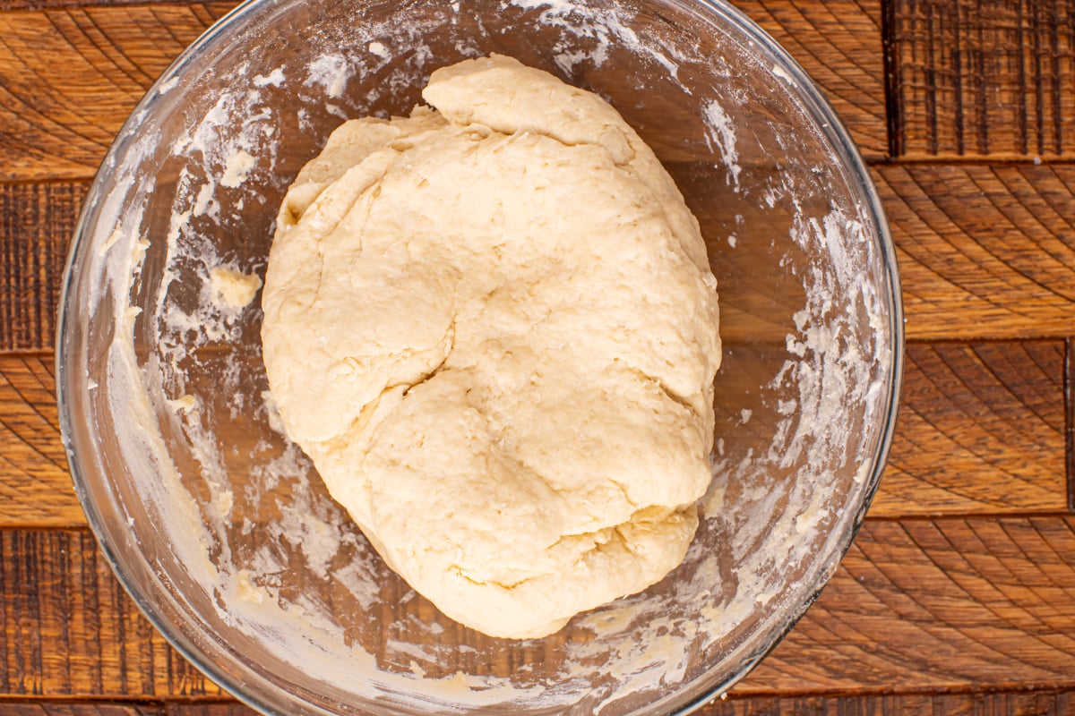 dough in a bowl