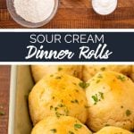 Sour Cream Dinner Rolls from Family Fresh Meals
