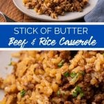 Buttery Beef Sticks and Rice Casserole Recipe from Home Fresh Meals