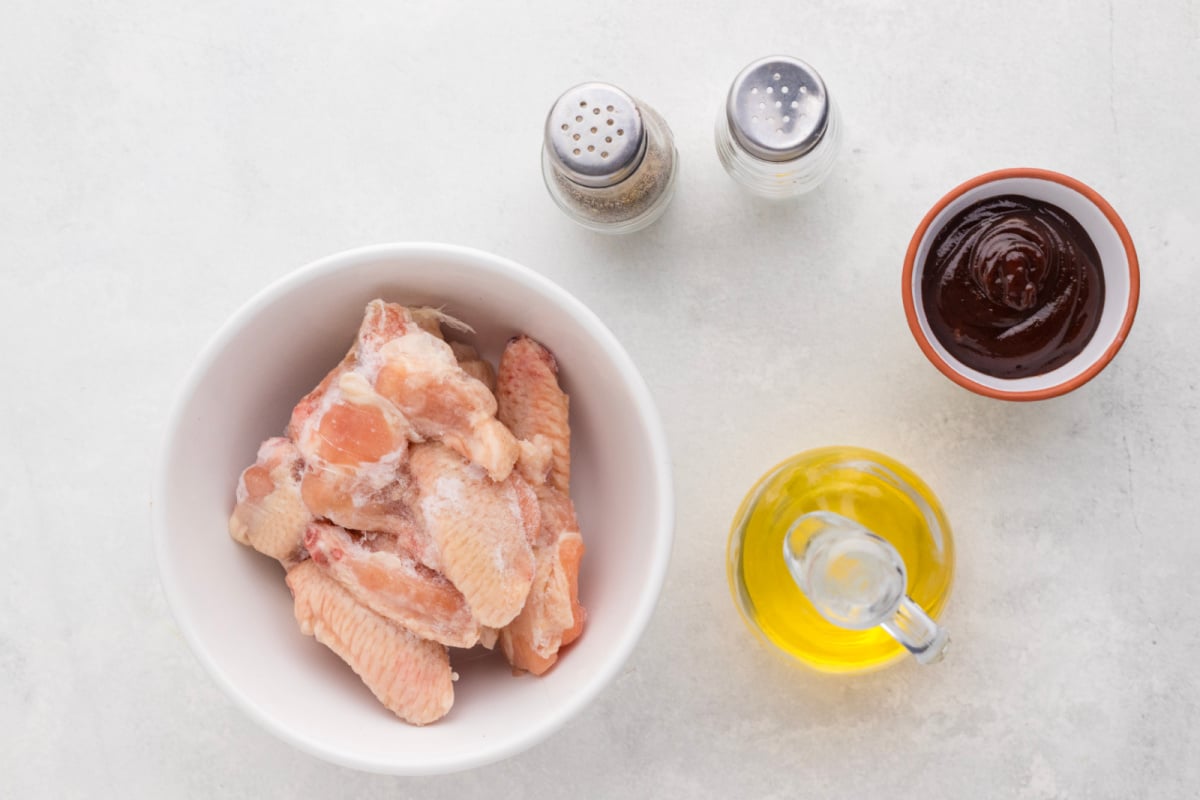 Ingredients for air fryer frozen chicken wings