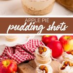 Apple pie pudding for family fresh meal