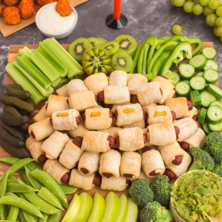 Super Bowl Football Appetizer Board