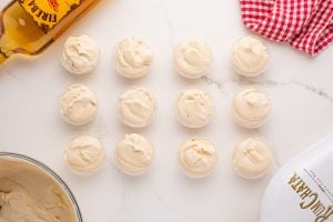 pudding mix added to shot cups