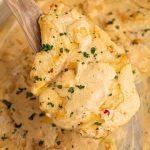 Creamy Boursin Chicken Skillet in a pan