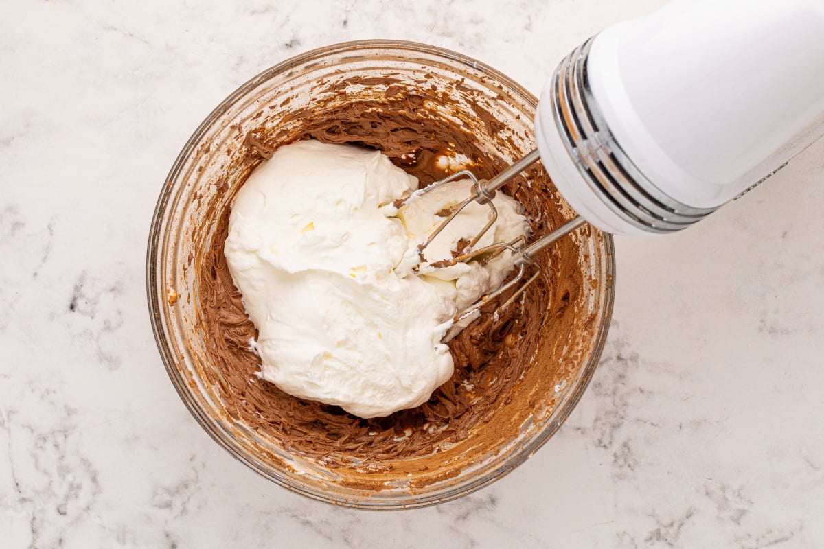 Add light cream to the bowl