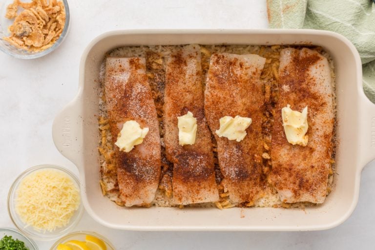 Baked Fish and Rice - Family Fresh Meals