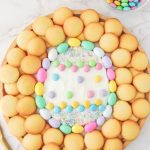 Easter Egg Frosting Board surrounded by cookies