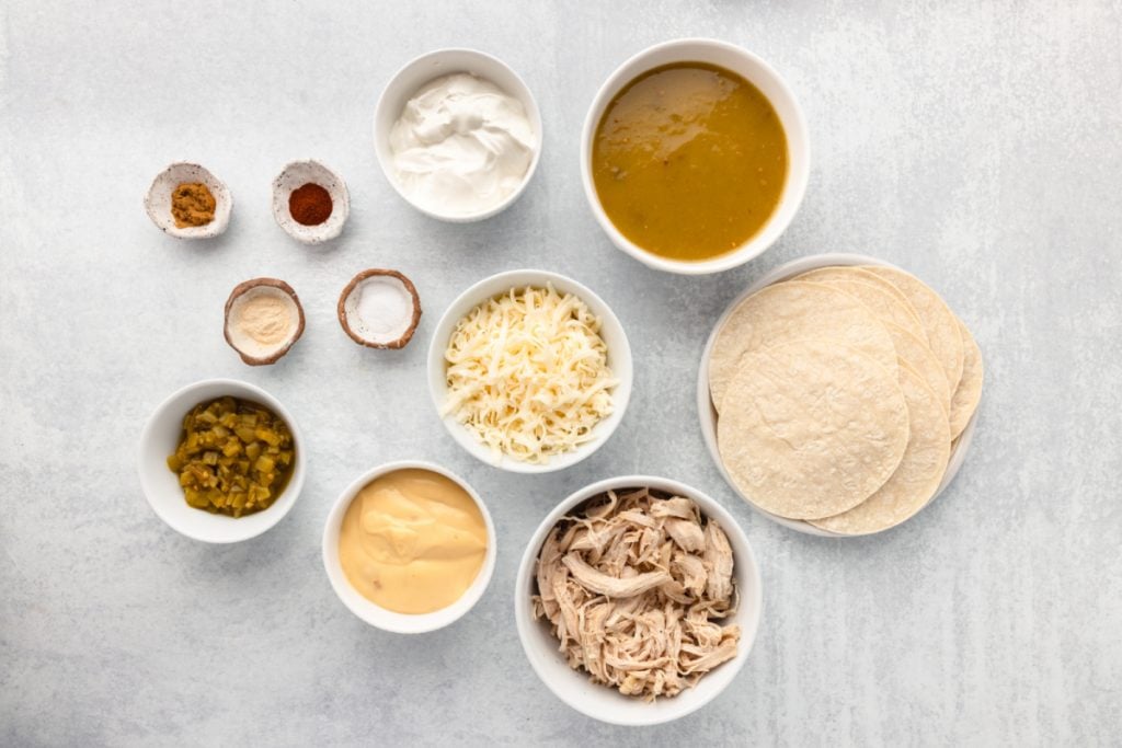 Green Chicken Enchilada Casserole Ingredients