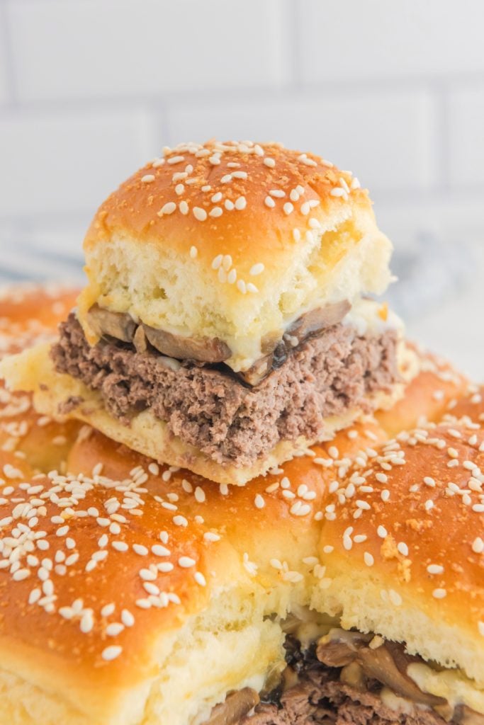 Mushroom Swiss Sliders