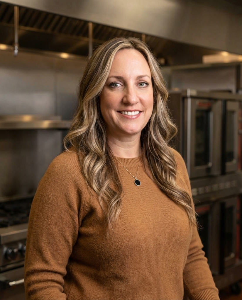 image of corey standing in a kitchen