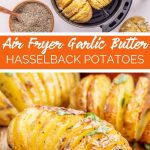 Air Fryer Garlic Creamy Hasselback Potatoes Recipe from Home Fresh Meals