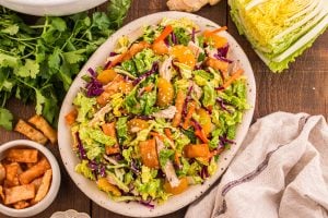 Chinese Chicken Salad in a bowl