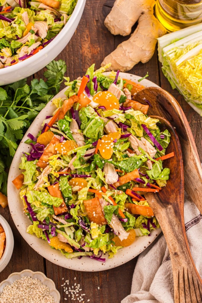 Chinese Chicken Salad in a bowl
