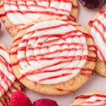 Copycat Crumbl Raspberry Cheesecake Cookies