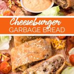 Cheeseburger Garbage Bread recipe from Family Fresh Meals