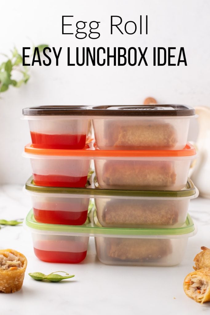 Egg Roll Easy Lunchbox Idea