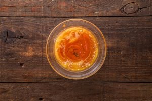 sauce in a bowl